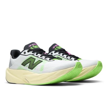 Up There Athletics x New Balance Rebel v5, White with Dawn Glow with Black, MFCXUP5