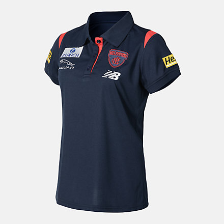 New Balance MFC WOMENS  MEDIA POLO, MFWT0214BL image number null