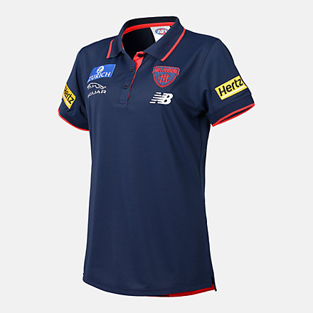 New Balance MFC WOMENS MEDIA POLO, MFWT0286BL image number null
