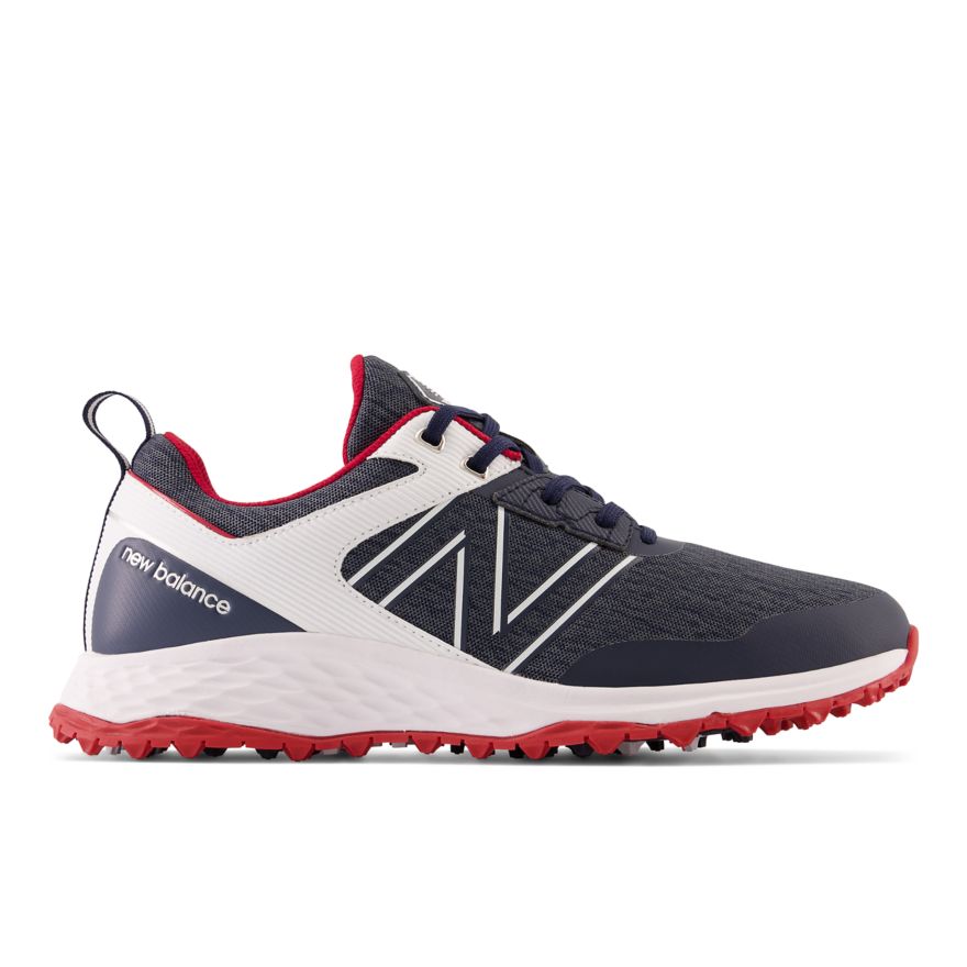 뉴발란스 Newbalance Men's Fresh Foam Contend Golf Shoes,Navy with Red