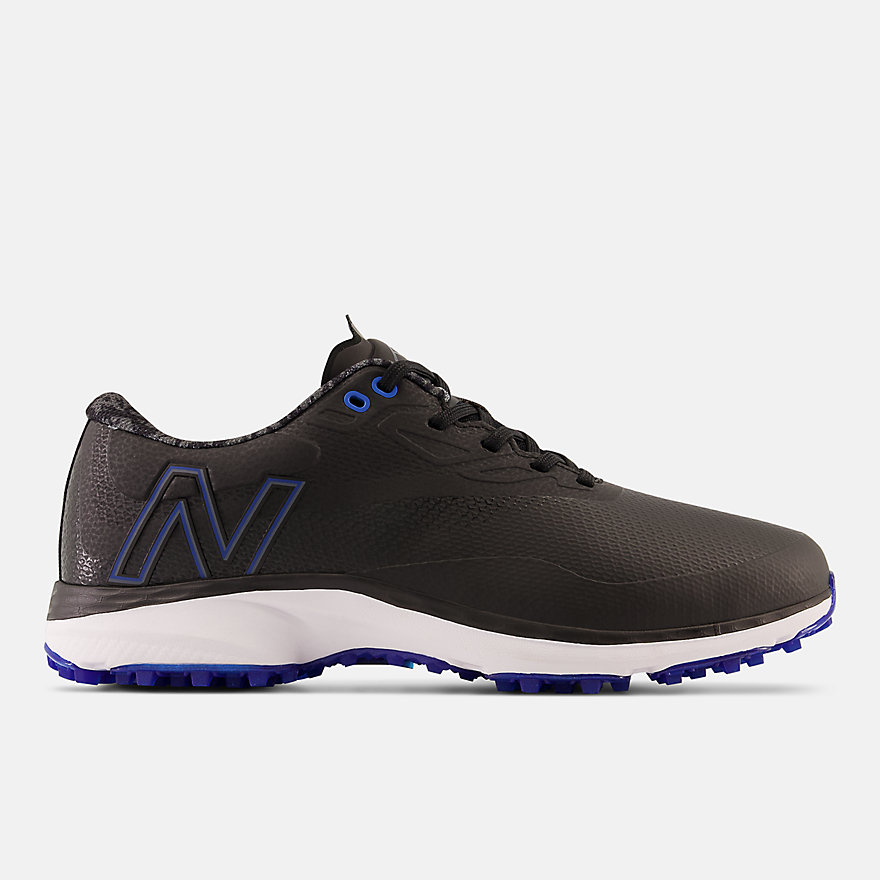 뉴발란스 Newbalance Men's Fresh Foam X Defender SL Golf Shoes,Black with Blue