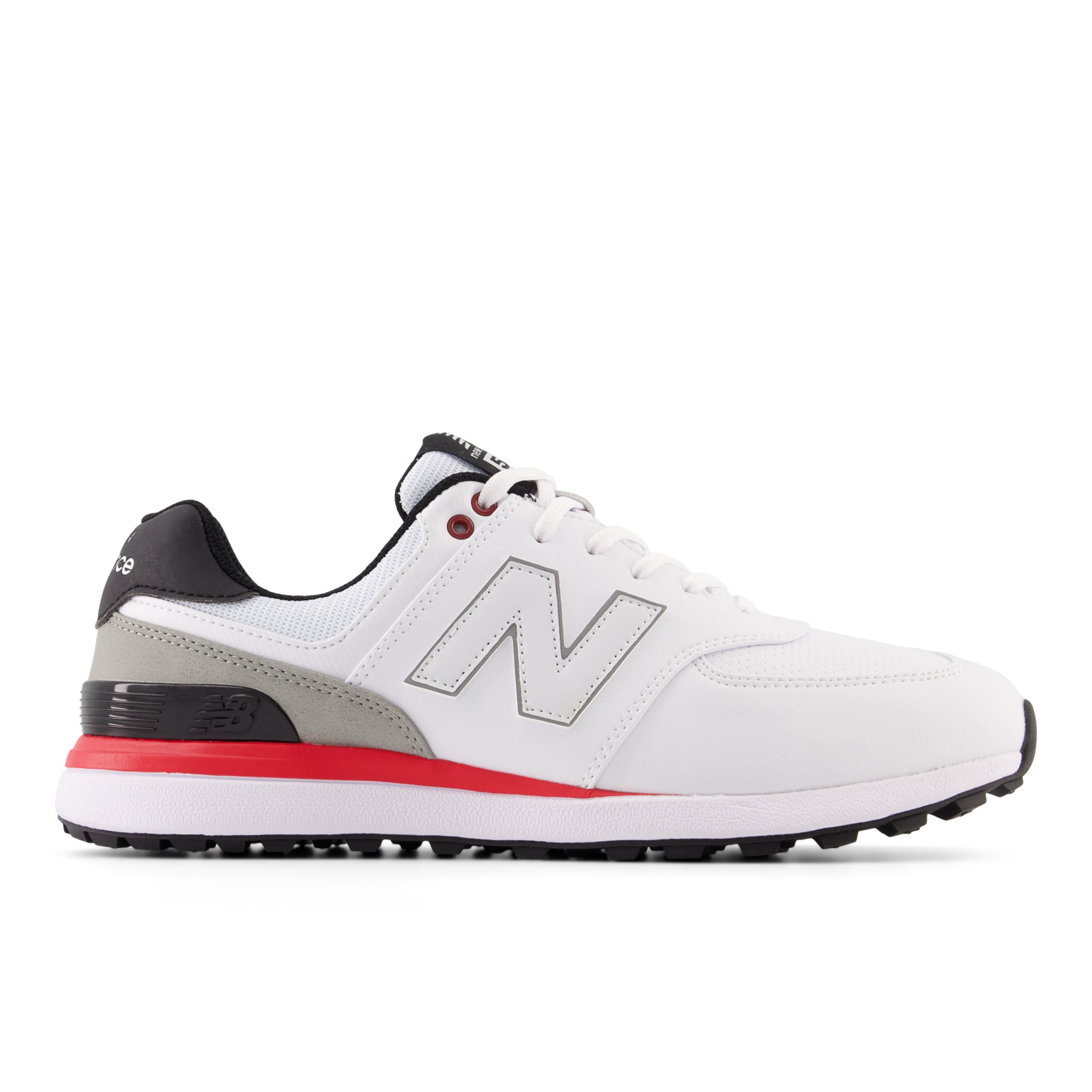 뉴발란스 골프화 New Balance 574 Greens v2 Golf Shoes,White with Black