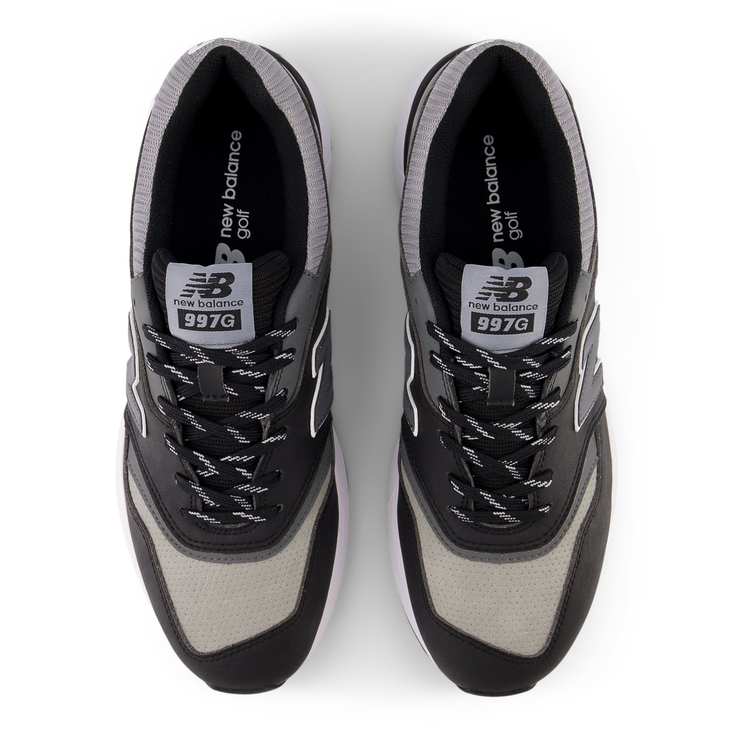 Men's 997 Golf Spiked Shoes Grey With White New Balance