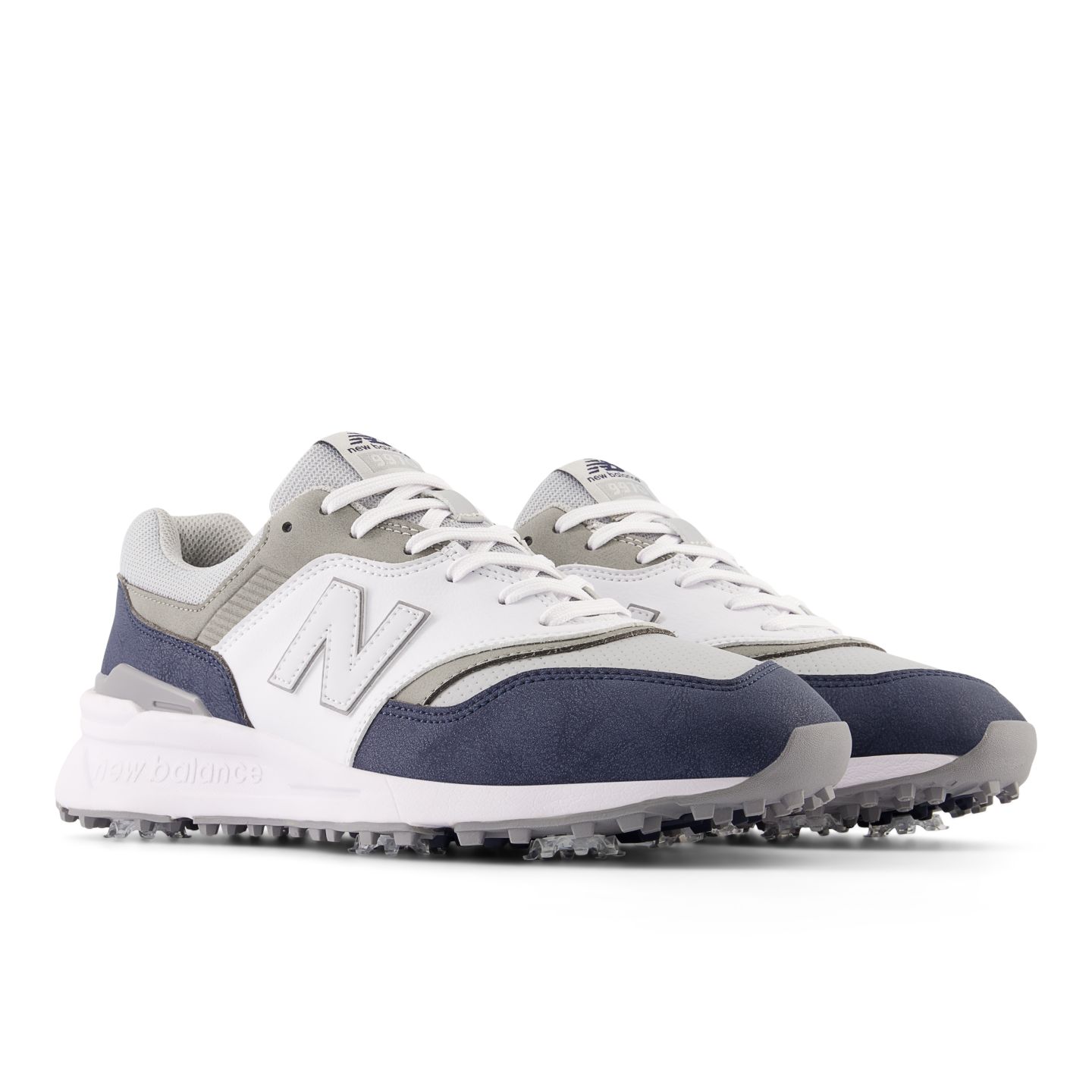 Мужские кроссовки New Balance 997 Golf, цвет: Тёмно-синий / Белый — фото 2