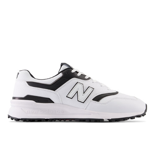 

New Balance Men's 997 SL Golf Shoes White/Black - White/Black