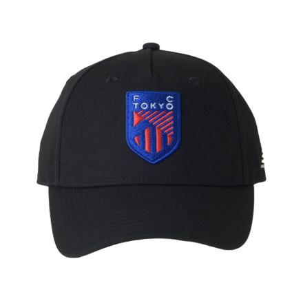 FC Tokyo Essentials Twill Cap, BLACK with TOKYO BLUE with TOKYO RED, MH231455BYK