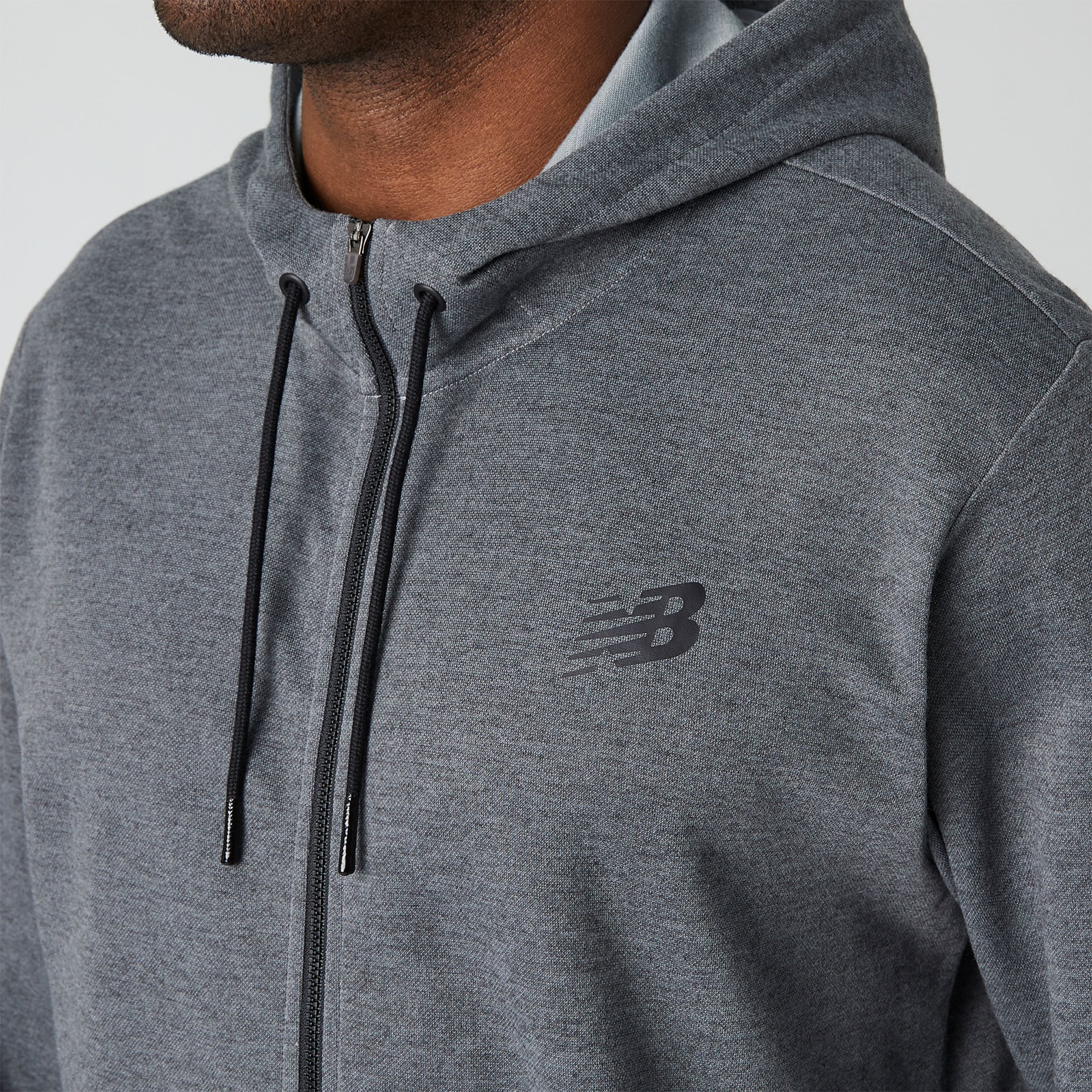 lightweight zippered hoodie