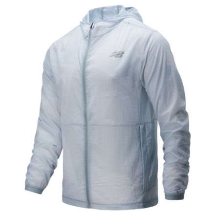 printed impact run light pack jacket
