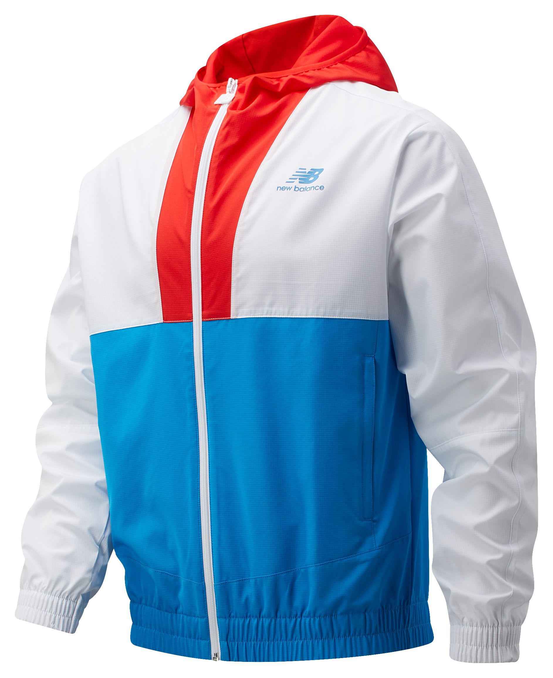 new balance windbreaker blue