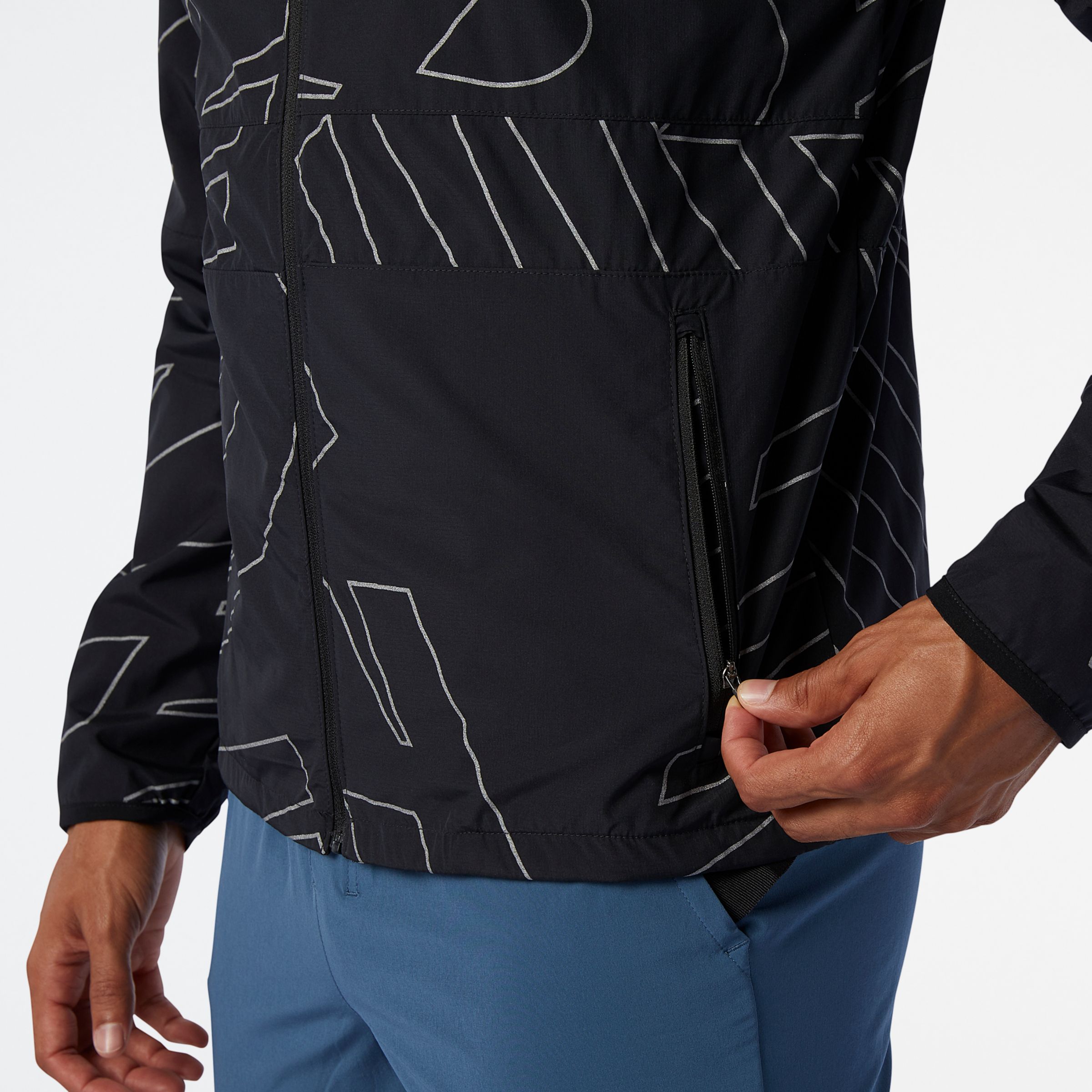 new balance reflective accelerate jacket