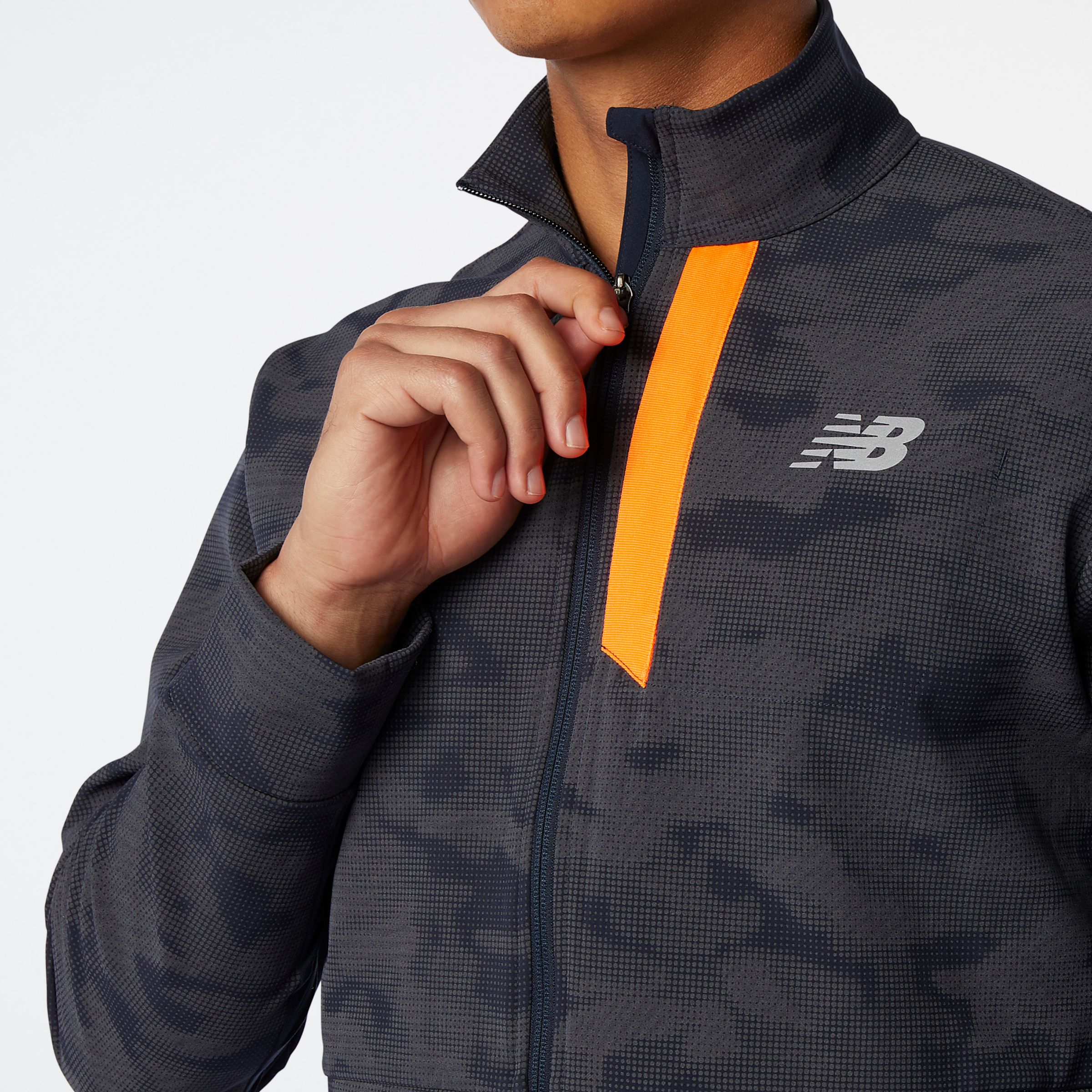 new balance reflective running jacket