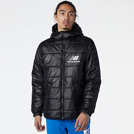 NB Nb Athletics Winterized Insulated Short Puffer, MJ13513BK image number null
