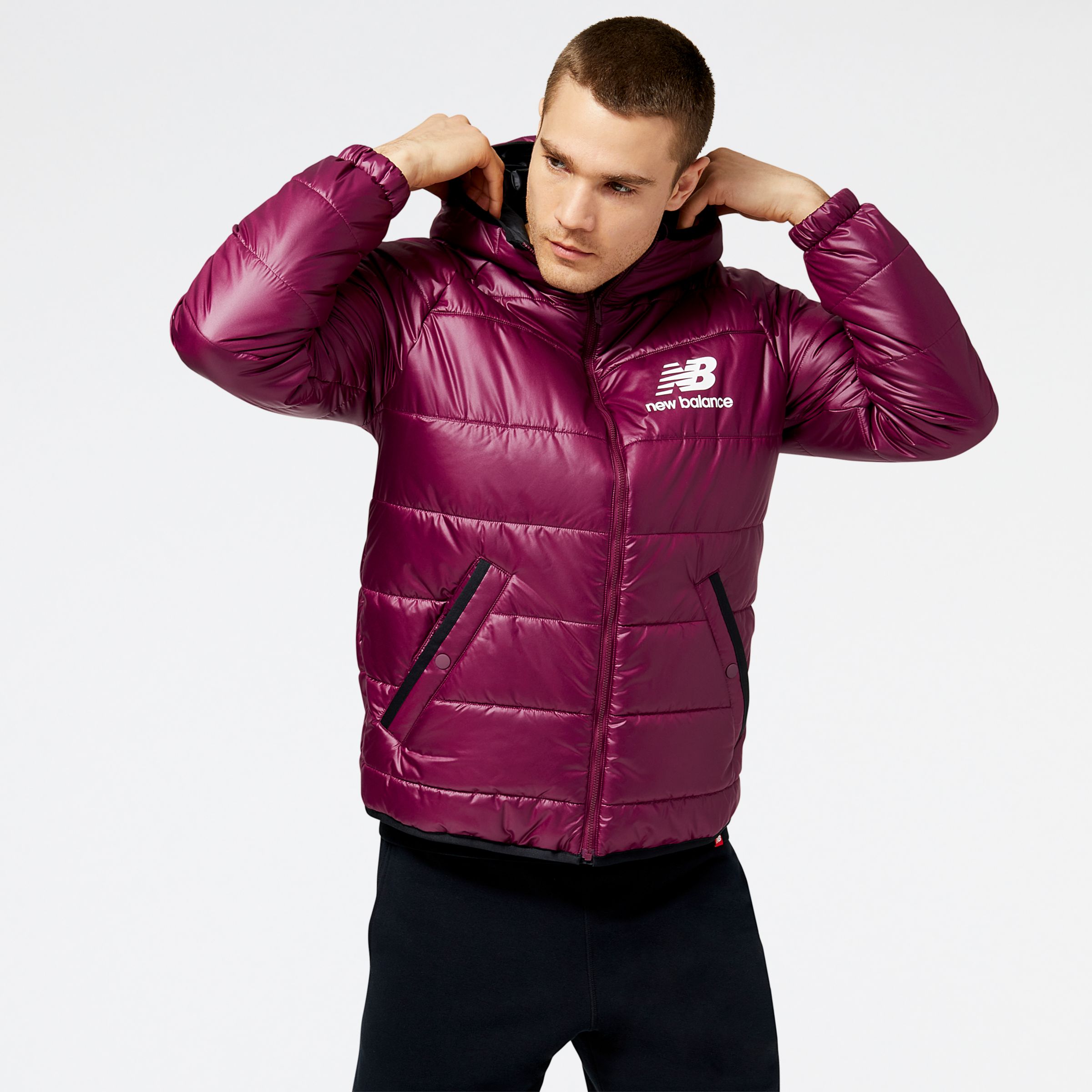 Herren Nb Athletics Winterized Insulated Short Puffer - New Balance