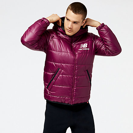 New Balance Nb Athletics Winterized Insulated Short Puffer, MJ13513DEM image number null