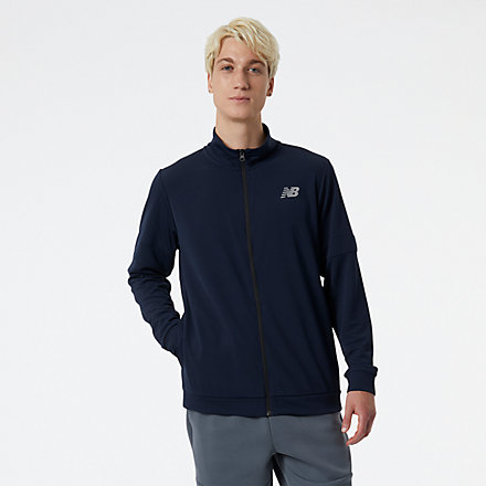 New Balance NB Tech Training Knit Track Jacket, MJ21032ECL image number null