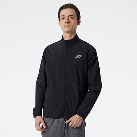 New Balance Impact Run Packable Jacket, MJ21264BK image number null