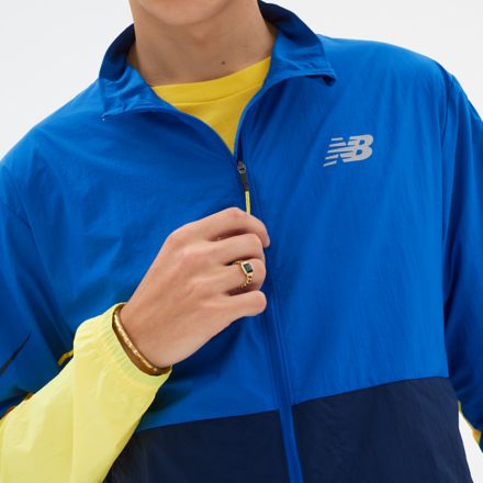 New Balance Veste - Gilet Impact Run Homme (Bleu) - Vêtements chez