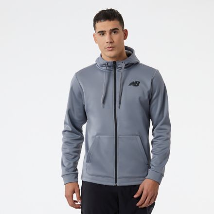 Men's Tenacity Performance Fleece Full Zip Hoodie Apparel - New Balance