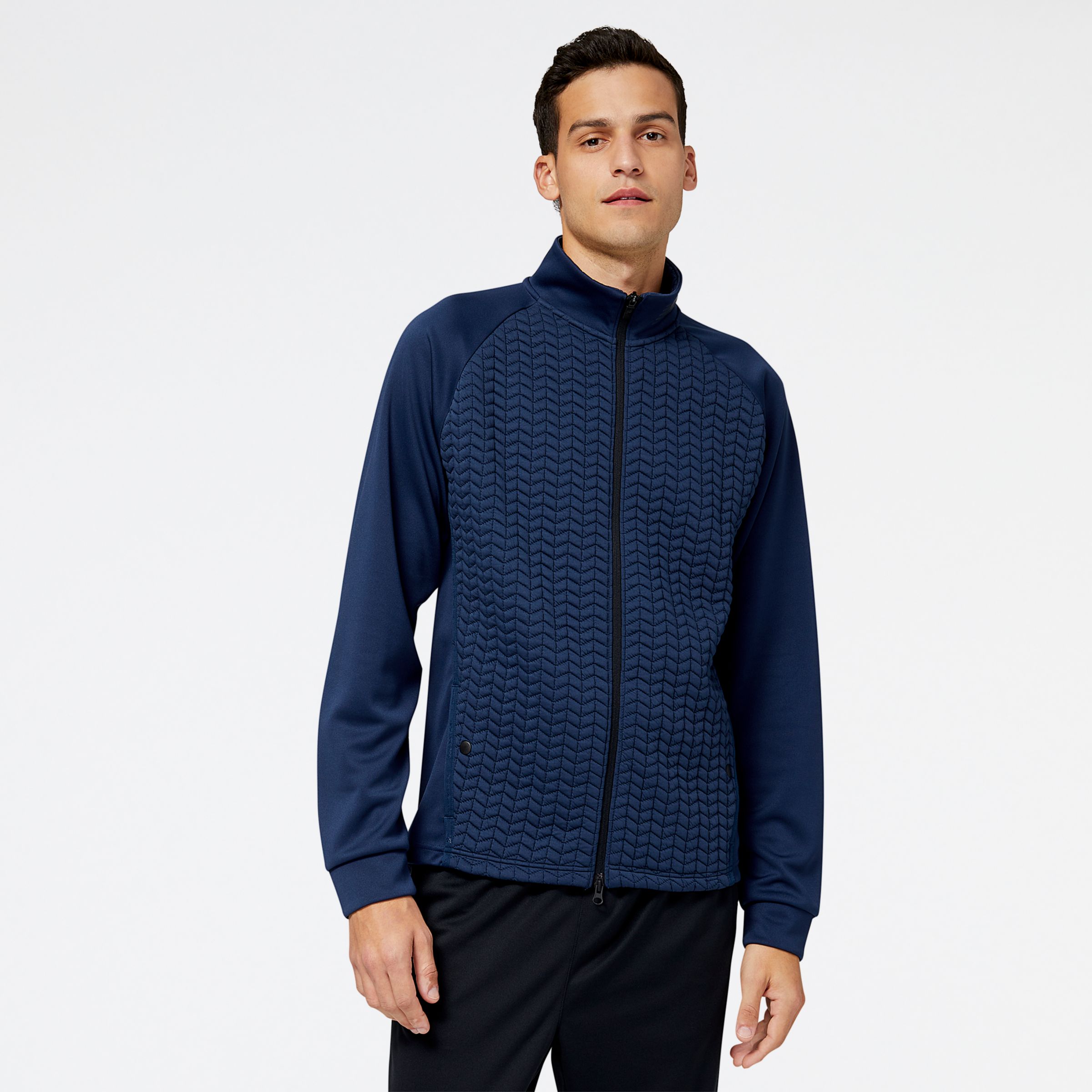 

New Balance Men's NB Heatloft Full Zip Blue - Blue