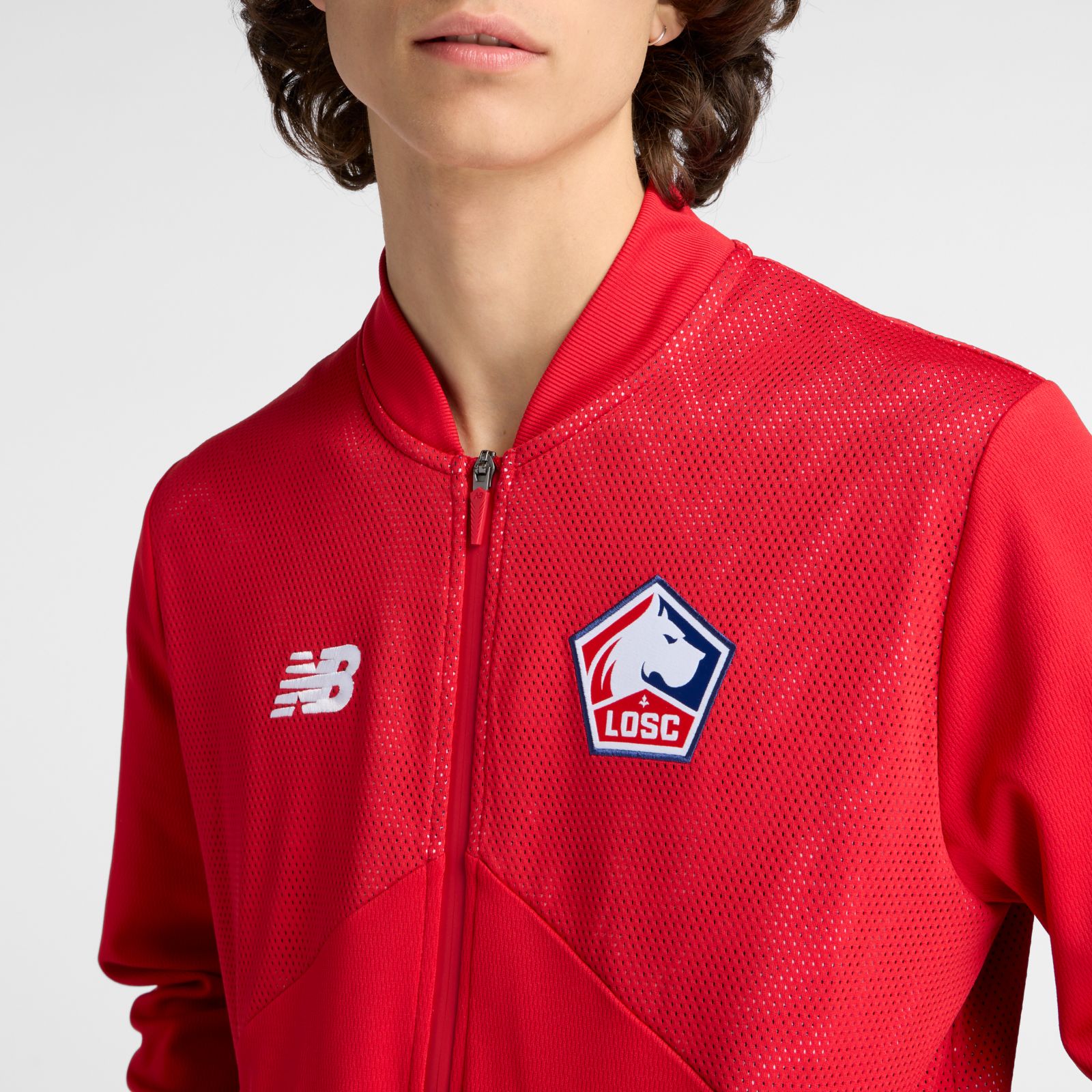 Мужские куртки New Balance Lille LOSC Match Jacket — фото 4