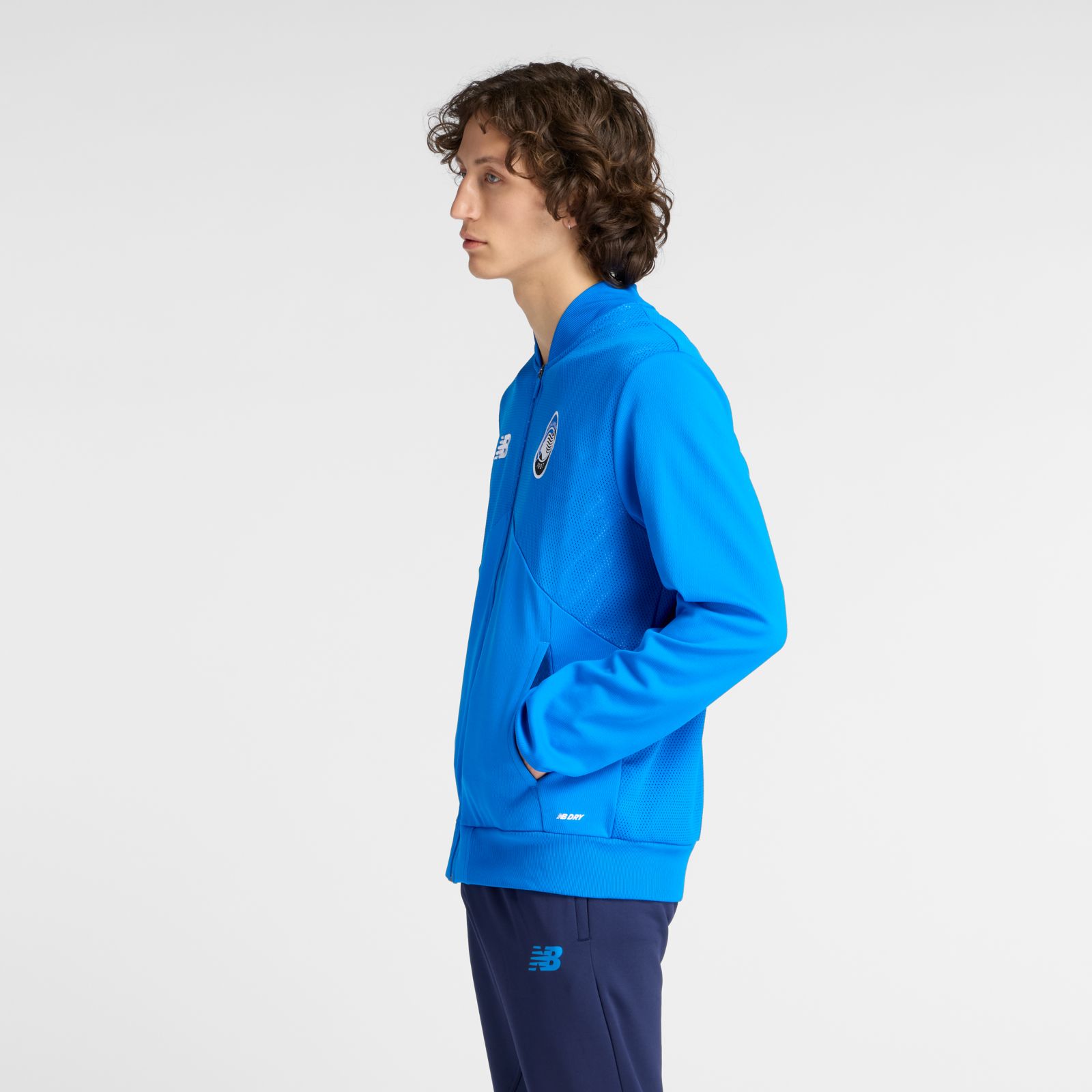 Мужские куртки New Balance Atalanta BC Football Match Jacket — фото 2