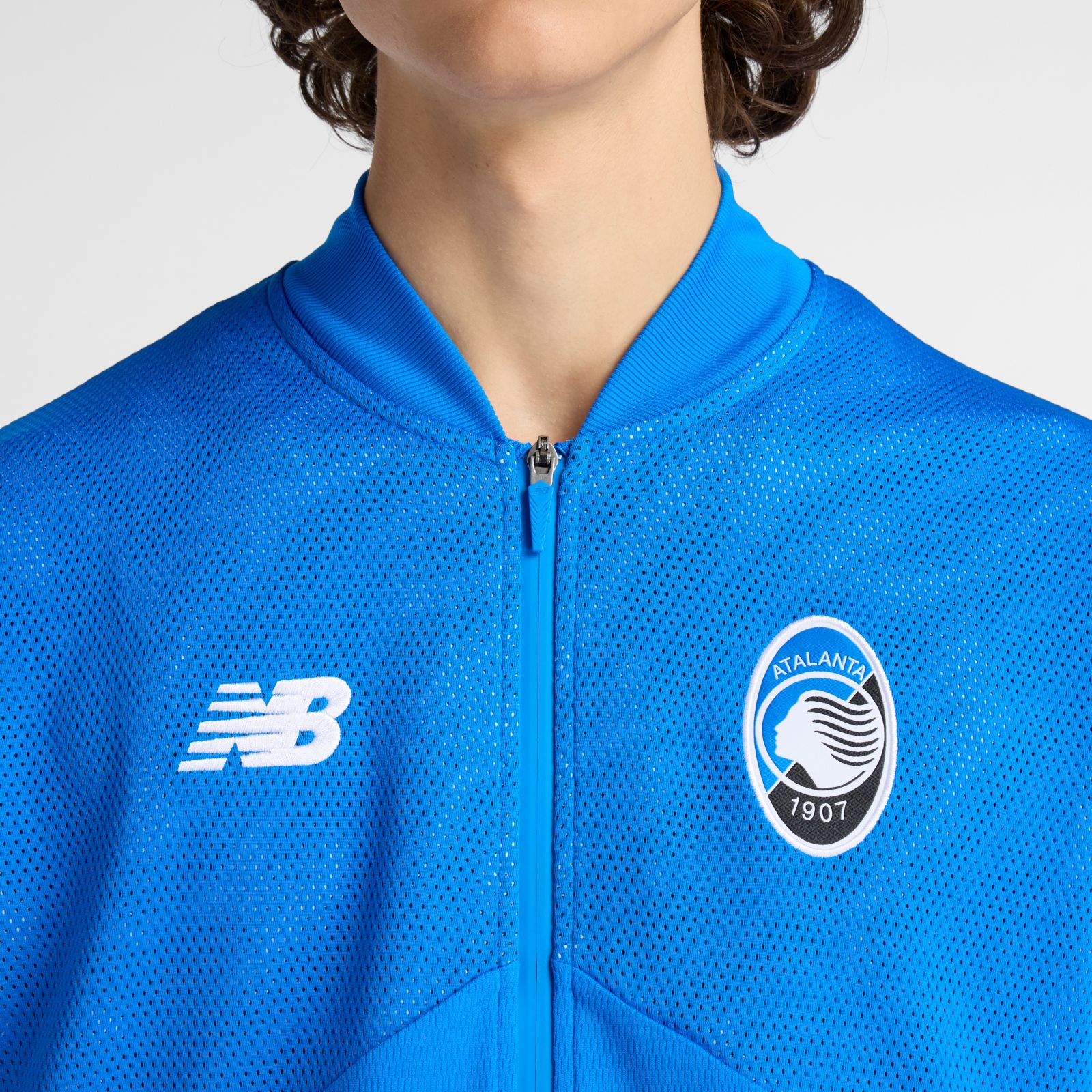 Мужские куртки New Balance Atalanta BC Football Match Jacket — фото 4
