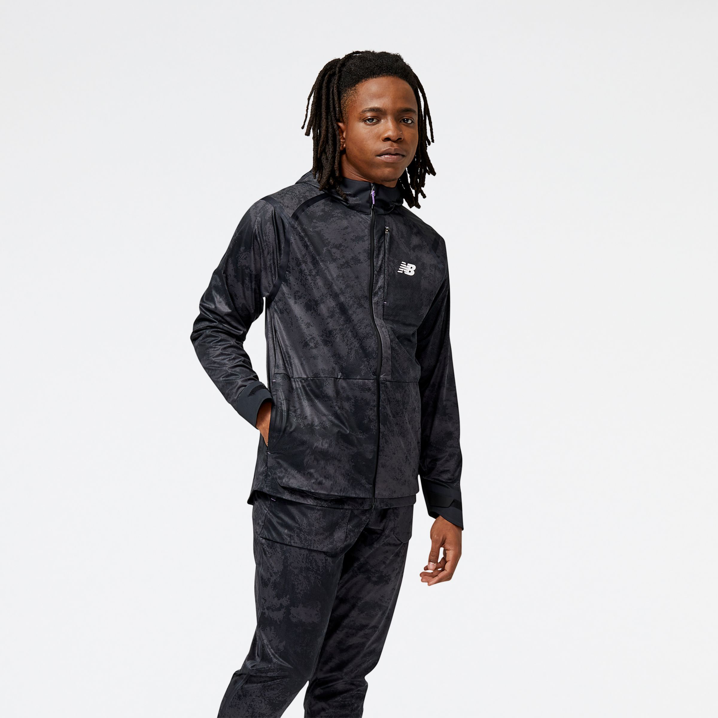 

New Balance Men's Impact Run AT Waterproof Jacket Black - Black