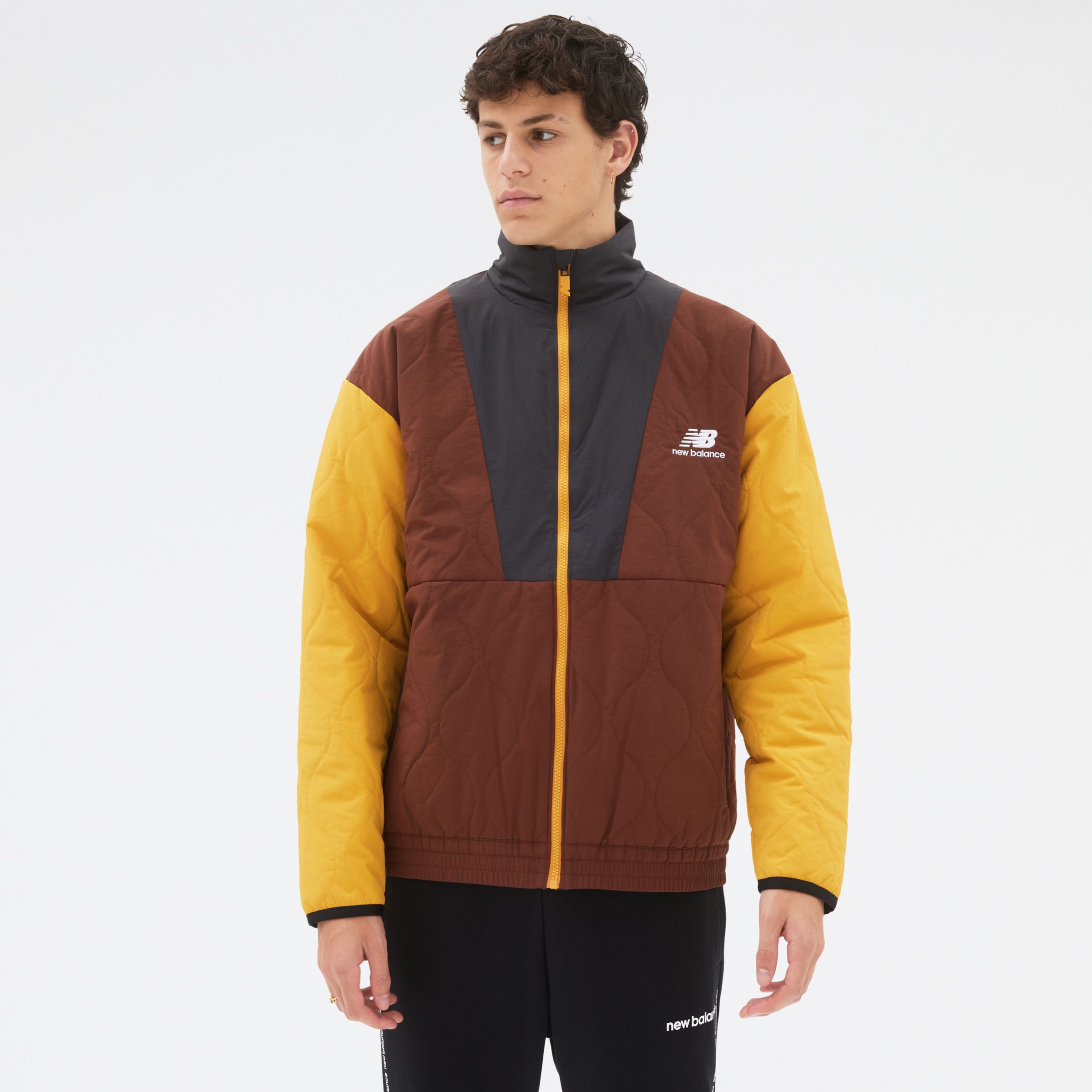 

New Balance Men's NB Athletics Outerwear Brown - Brown