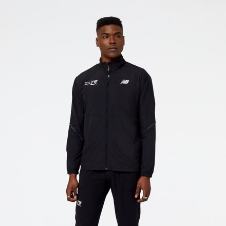 New Balance Men Graphic Impact Run Packable Jacket