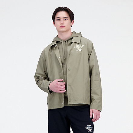 New Balance Essentials Reimagined Woven Jacke, MJ31531CGN image number null