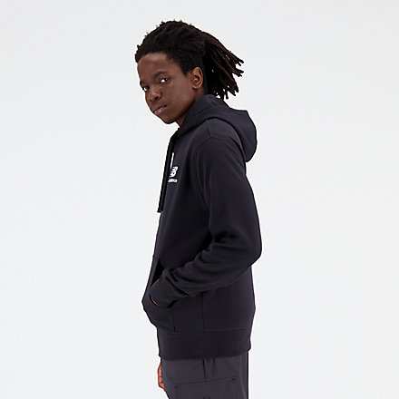Essentials Stacked Logo French Terry Jacke