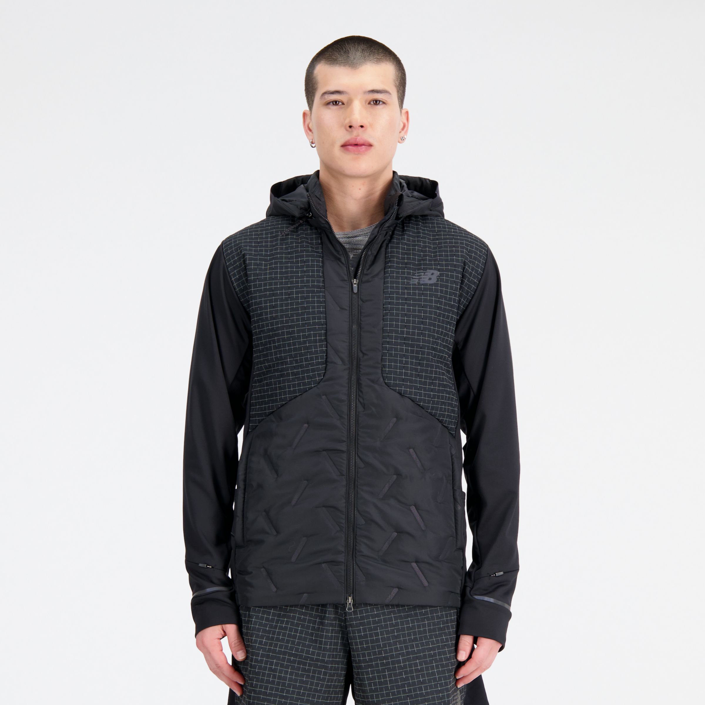 

New Balance Men's Impact Run Luminous Heat Jacket Black - Black