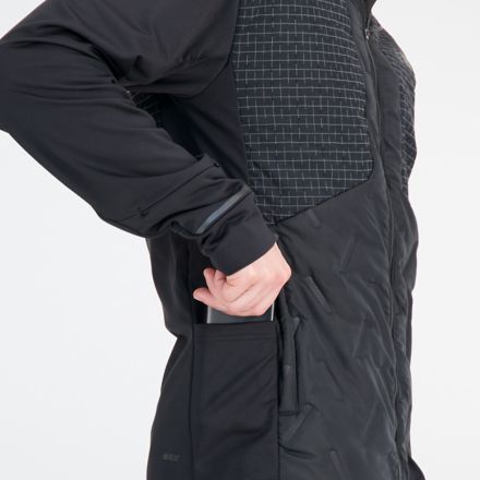 New balance reflective impact run heat jacket