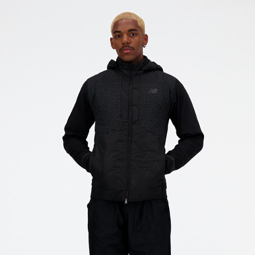 

New Balance Men's NYC Marathon Impact Run Luminous Heat Jacket Black - Black