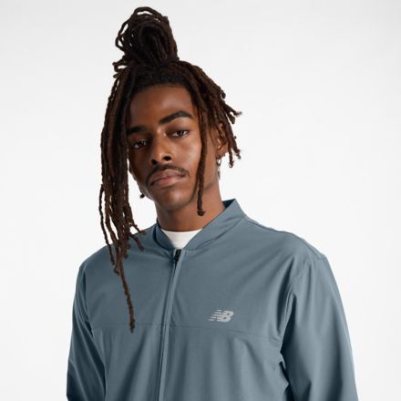 Stretch Bomber Jacket, GREY, MJ41017GR