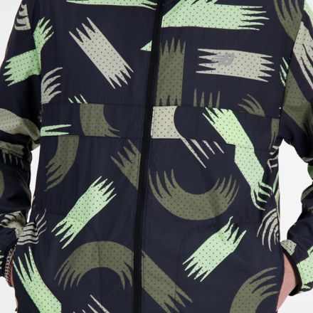 London Edition Printed NB Athletics Packable Run Jacket