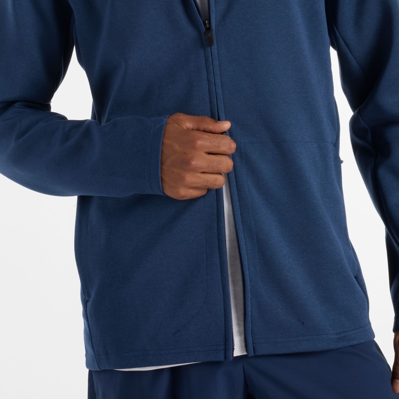 Мужские куртки New Balance Australian Open Tech Knit Full Zip — фото 7