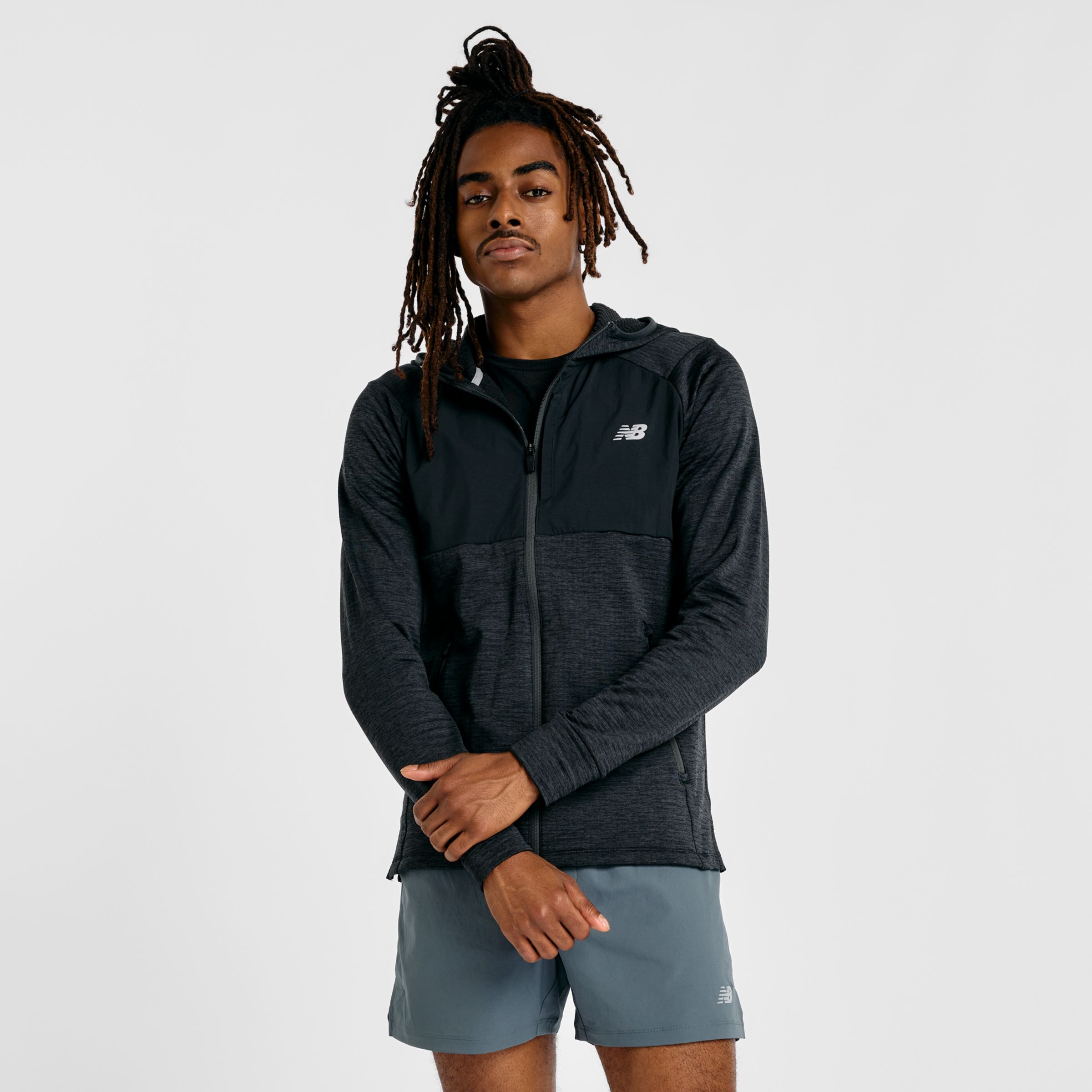 Heat Grid Hooded Full Zip