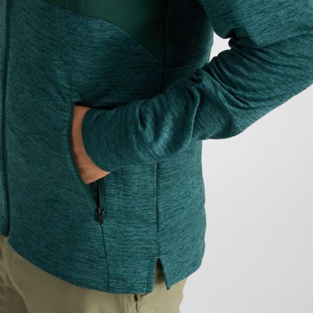 Heat Grid Hooded Full Zip