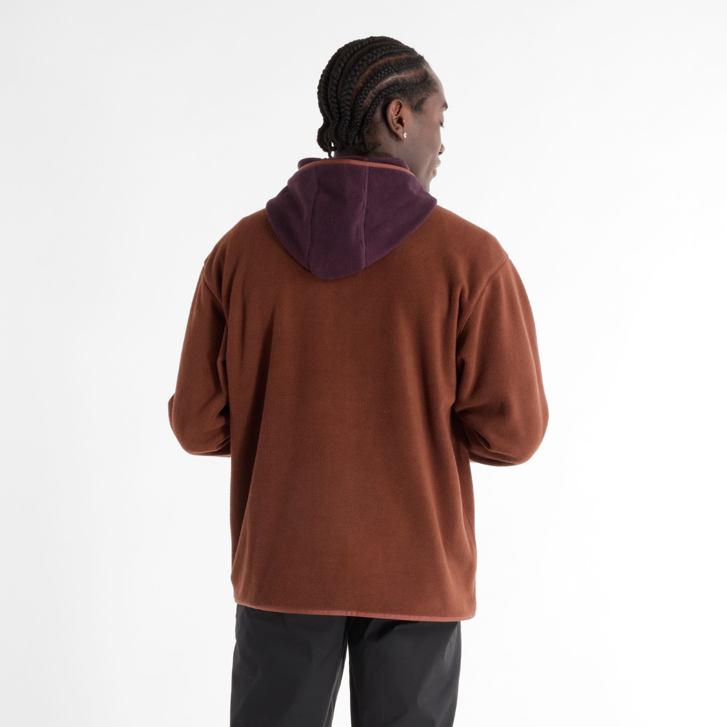 New Balance Polar Fleece Hooded Jacket, MJ43517ROK