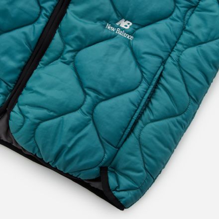 Made in USA Quilted Jacket, MAGNET, MJ43541NHS