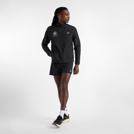 RBC Brooklyn Half Athletics Packable Jacket, BLACK, MJ51276FBK