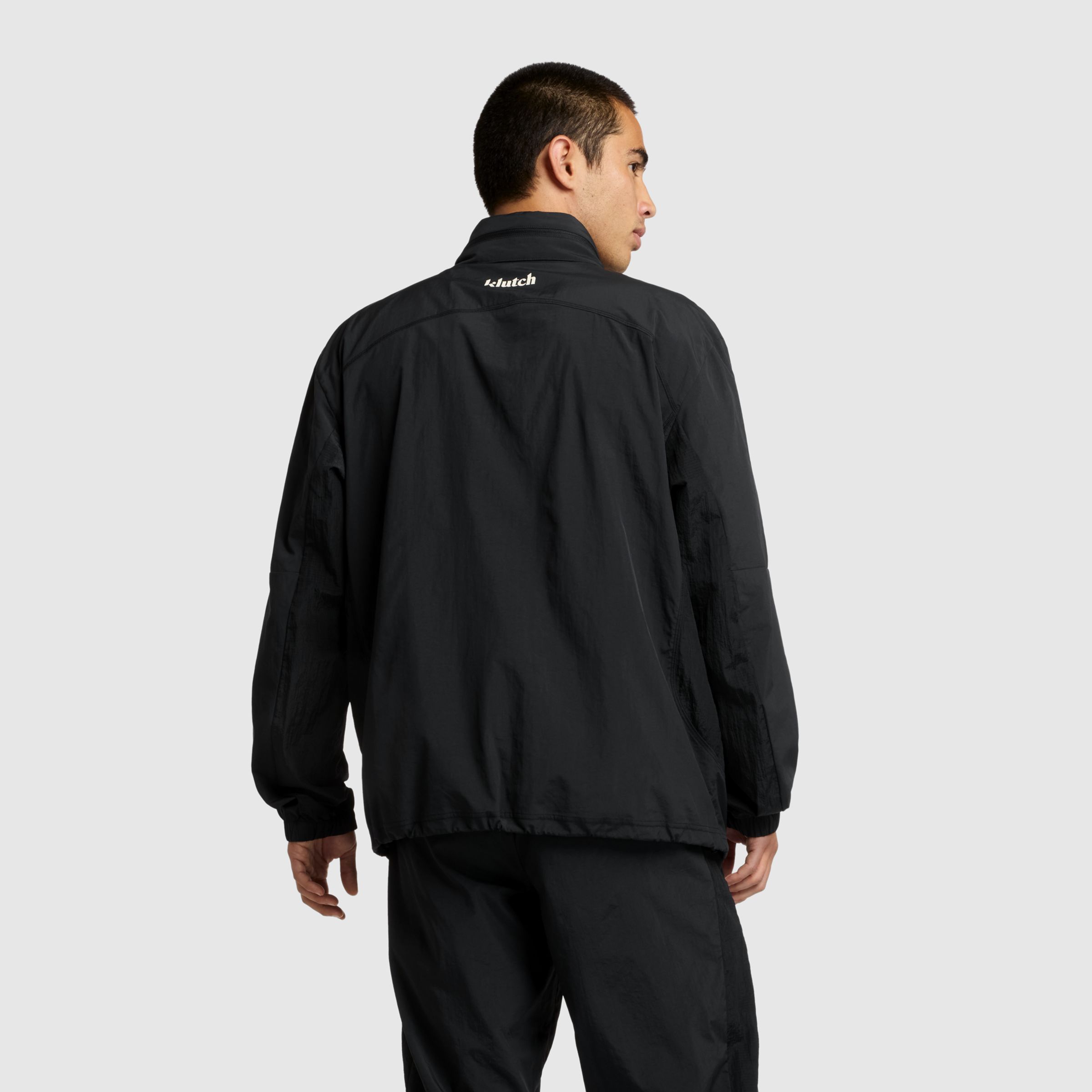 Klutch Men's Crinkle Woven Jacket