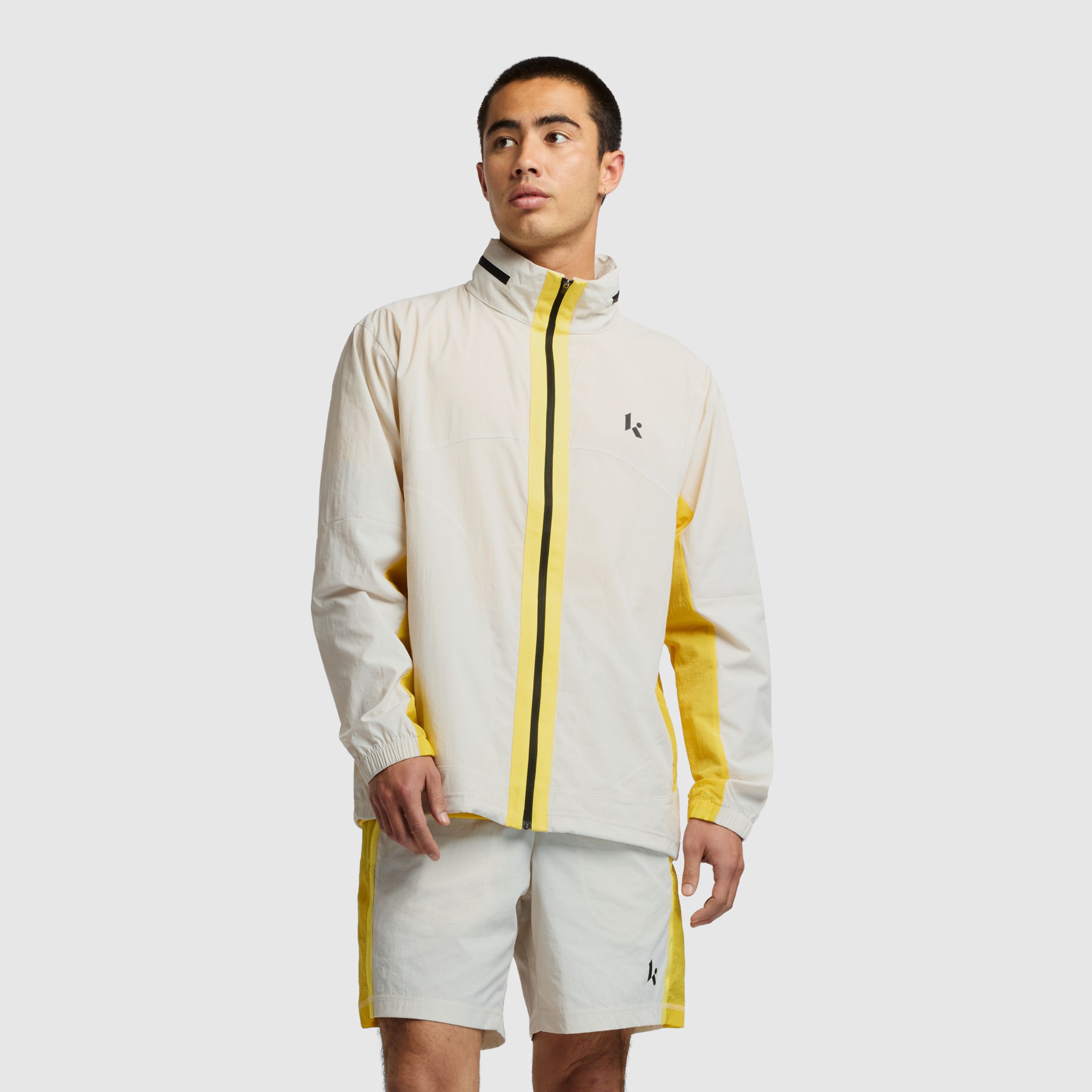 

New Balance Men's Klutch Men's Crinkle Woven Jacket Grey - Grey