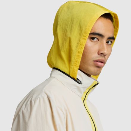 Russelino ホワイト ジャケット サイズ5 Klutch Men's Crinkle Woven Jacket - New Balance