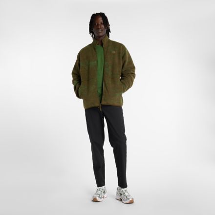 High Pile Printed Jacket, WOODLAND, MJ53503WDL