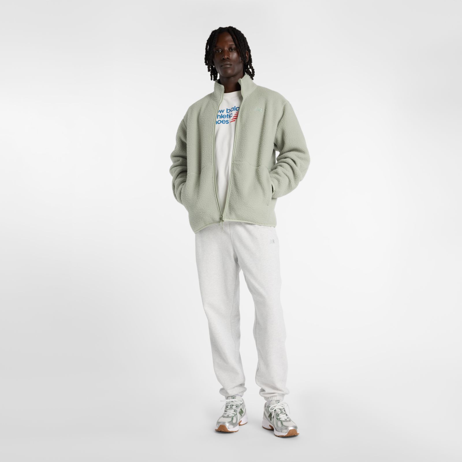 Мужские куртки New Balance High Pile Jacket — фото 2
