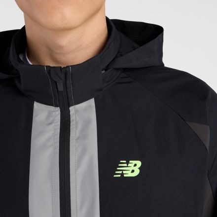 Utility Woven Jacket, BLACK, MJ53607BK