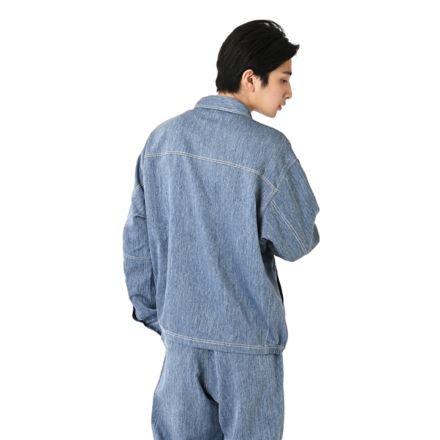 デニムライクスウィングトップジャケット