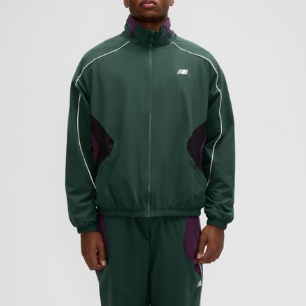 Basketball Colorblocked Woven Jacket